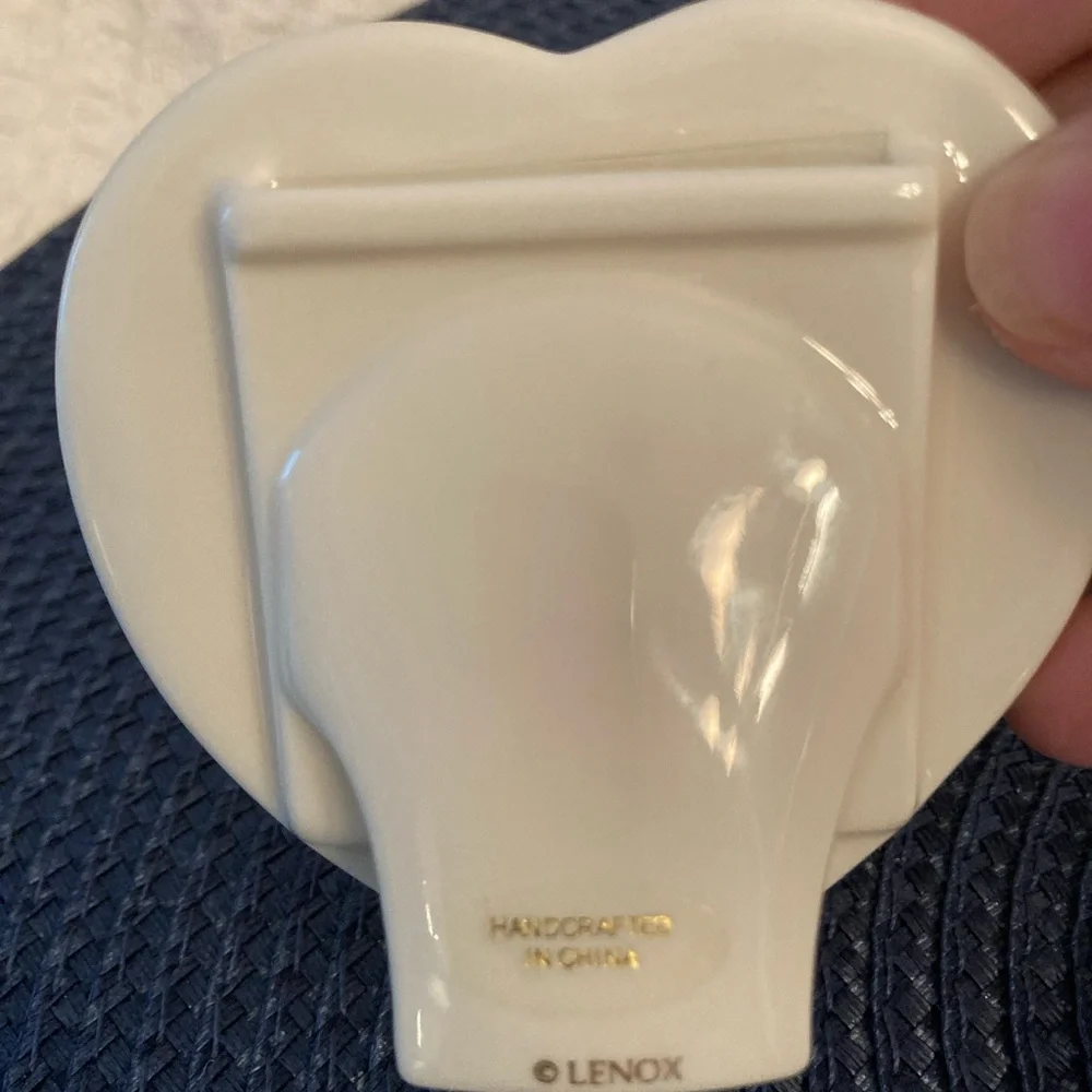 Lenox Set Of 3 Mini Porcelain Frames 3 Different Shapes